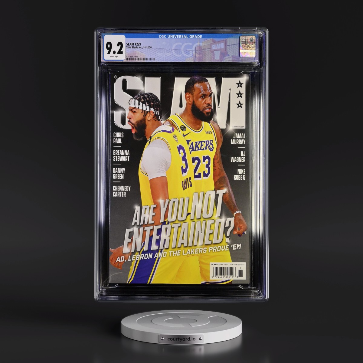 SLAM #229 CGC 9.2 White Pages (Slam Media Inc., 11-12/20) - Universal