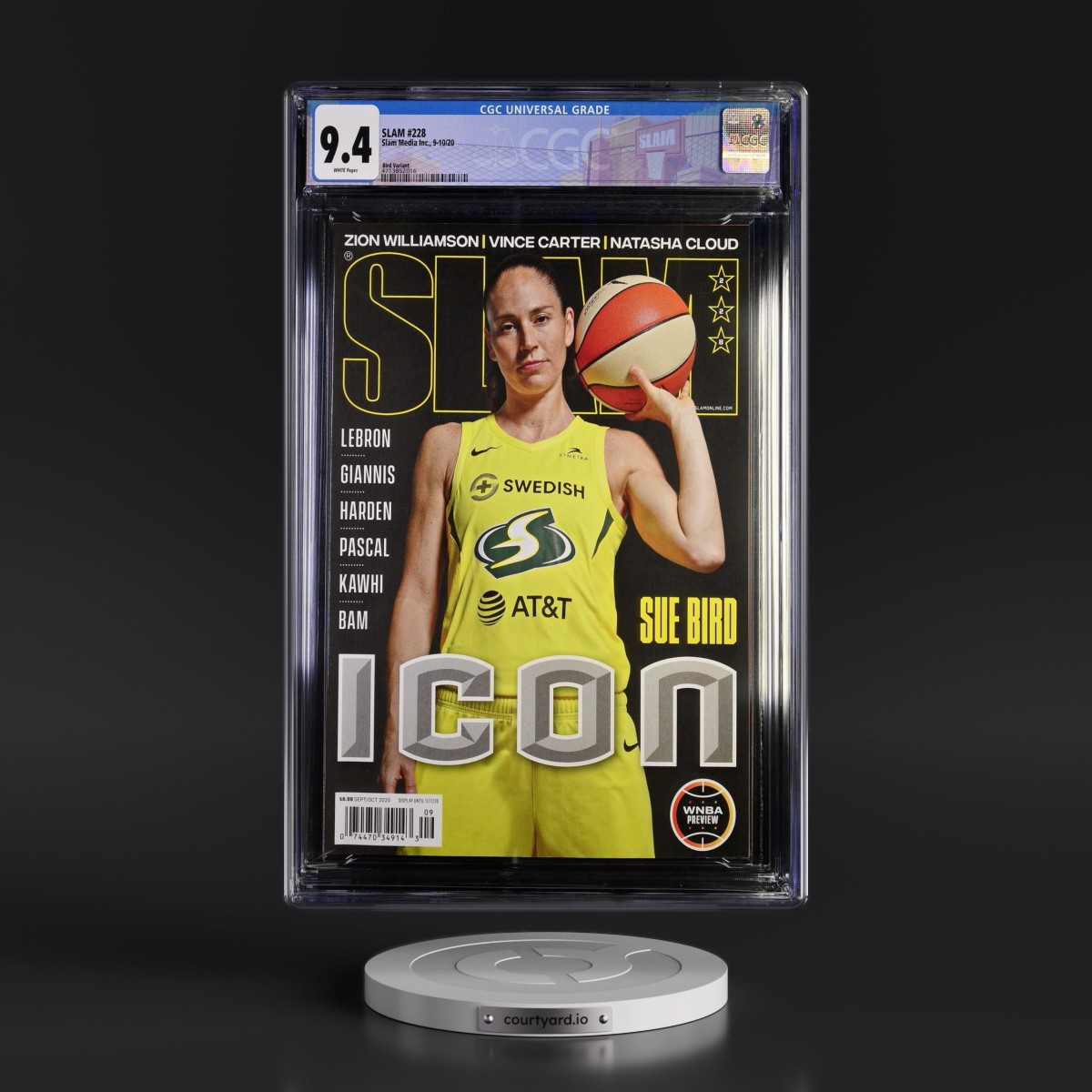 SLAM #228 CGC 9.4 White Pages (Slam Media Inc., 9-10/20) - Universal Bird Variant