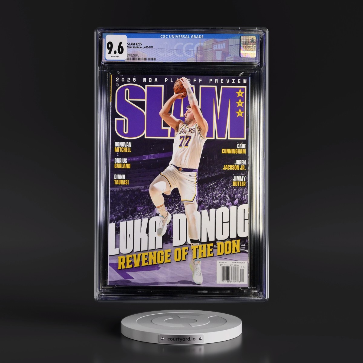SLAM #255 CGC 9.6 White Pages (Slam Media Inc., 4/25-5/25) - Universal Doncic Variant