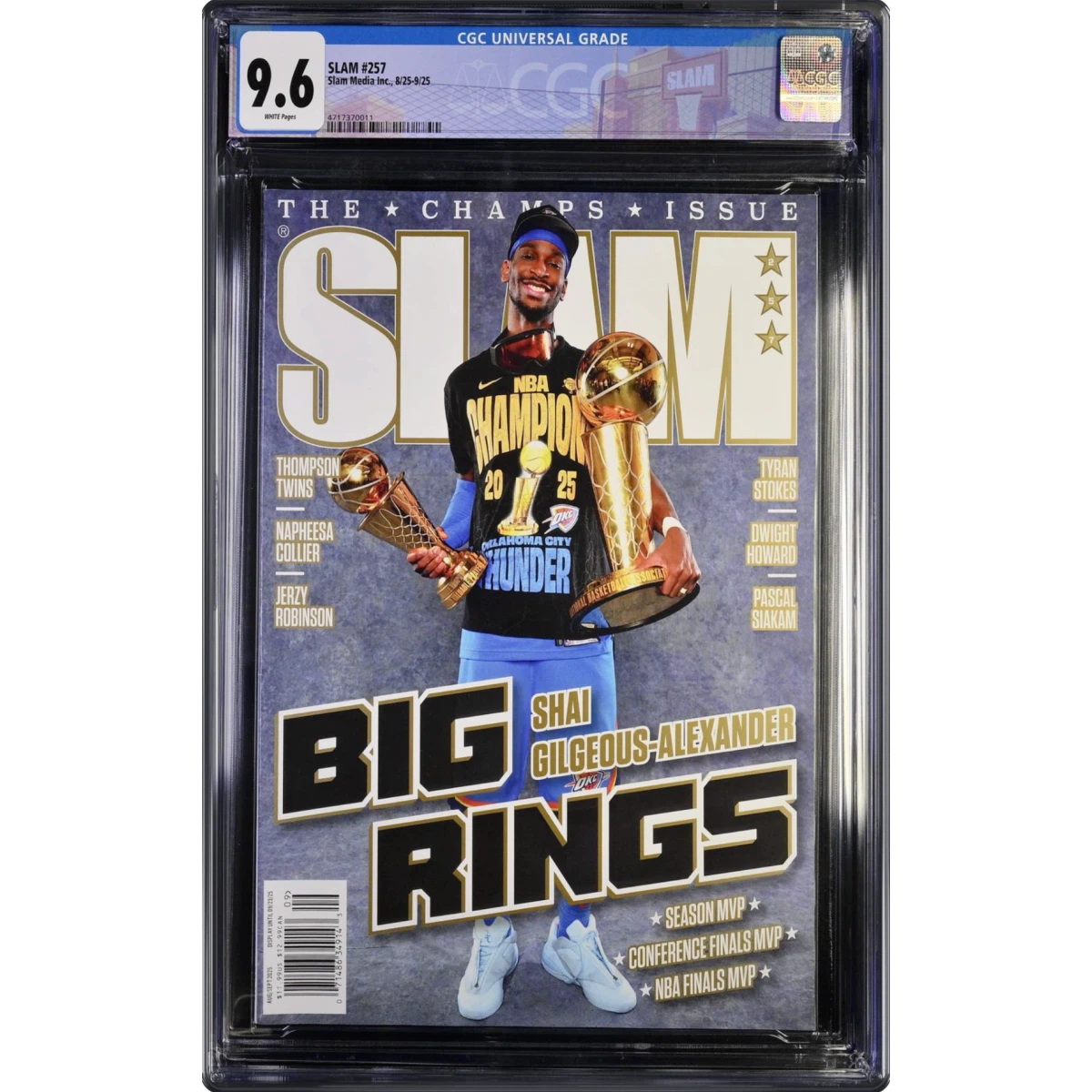 SLAM #257 CGC 9.6 White Pages (Slam Media Inc., 8/25-9/25) - Universal