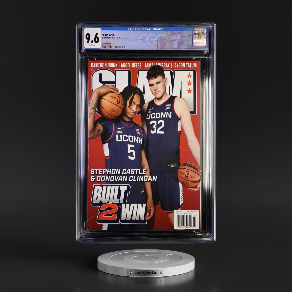 SLAM #250 CGC 9.6 White Pages (Slam Media Inc., 6-7/24) - Universal UConn Variant