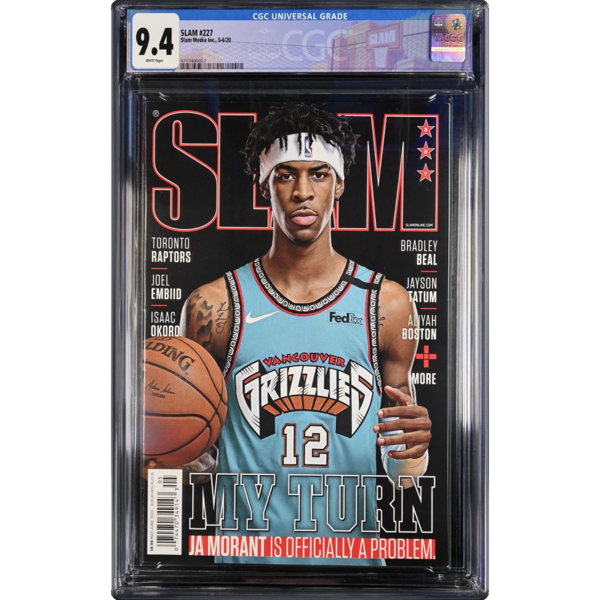 SLAM #227 CGC 9.4 White Pages (Slam Media Inc., 5-6/20) - Universal