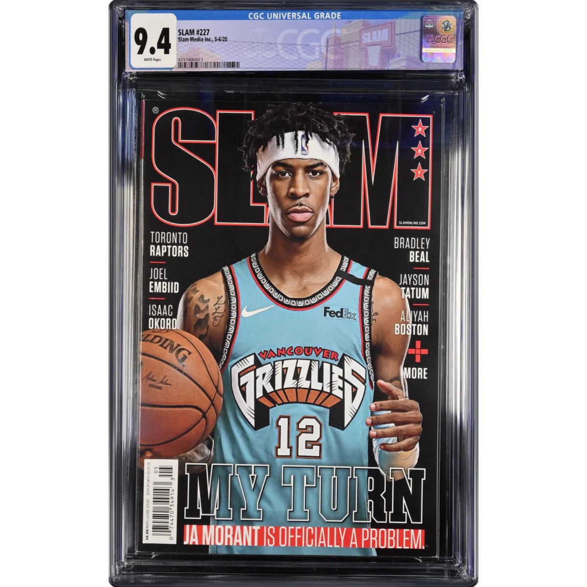 SLAM #227 CGC 9.4 White Pages (Slam Media Inc., 5-6/20) - Universal