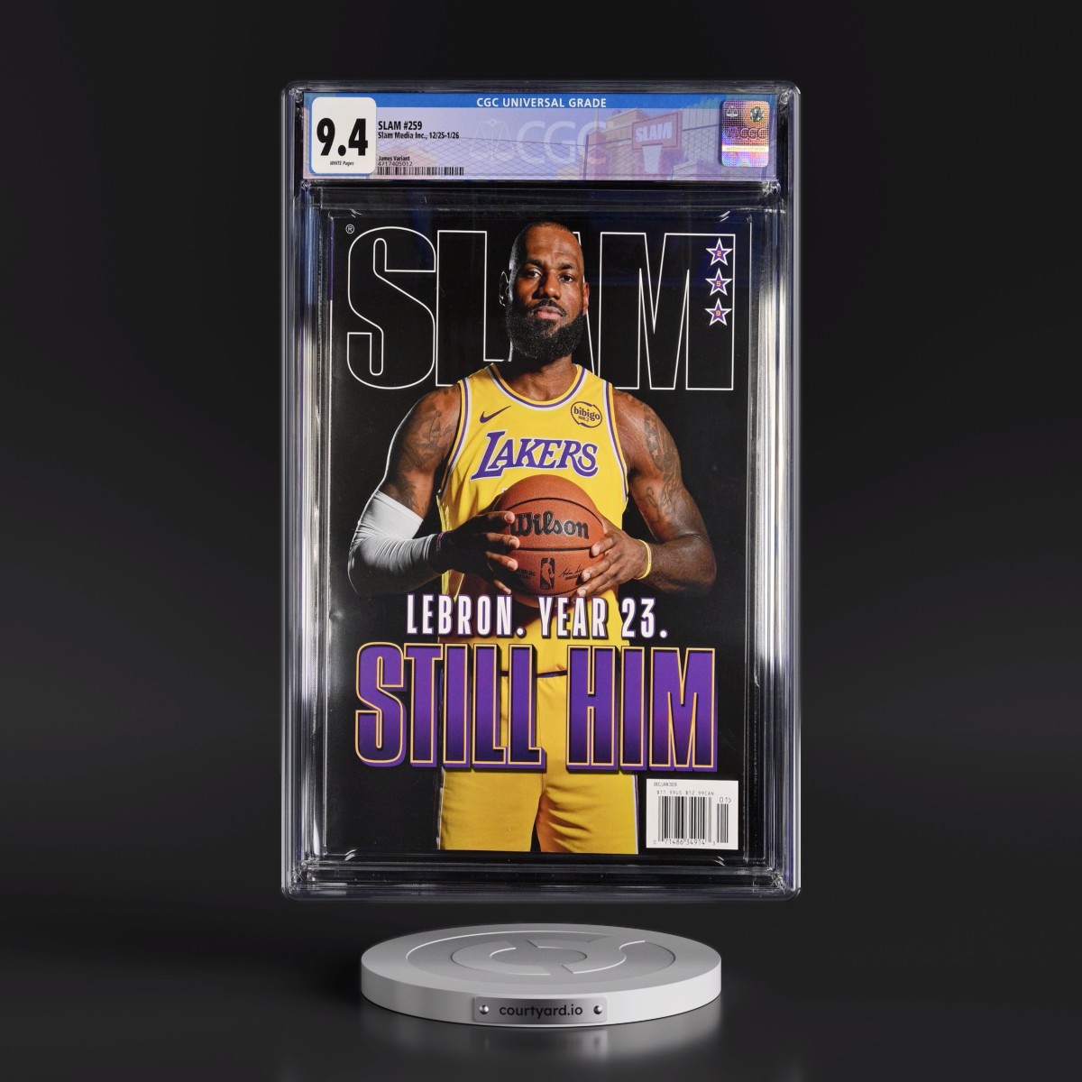 SLAM #259 CGC 9.4 White Pages (Slam Media Inc., 12/25-1/26) - Universal James Variant