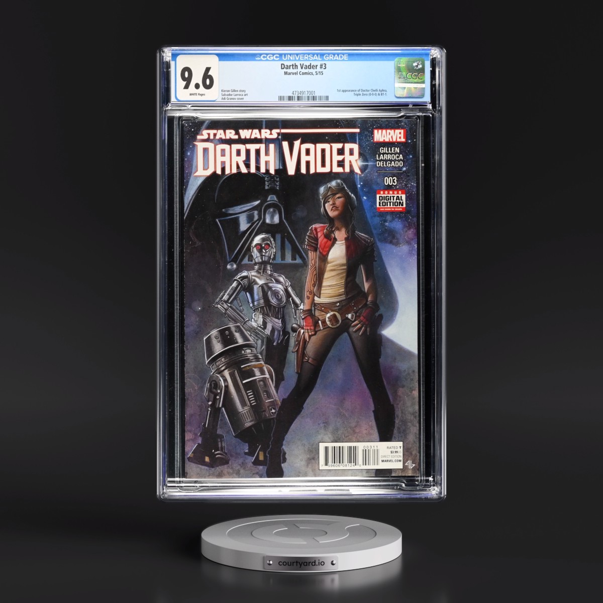 Darth Vader #3 CGC 9.6 White Pages (Marvel Comics, 5/15) - Universal