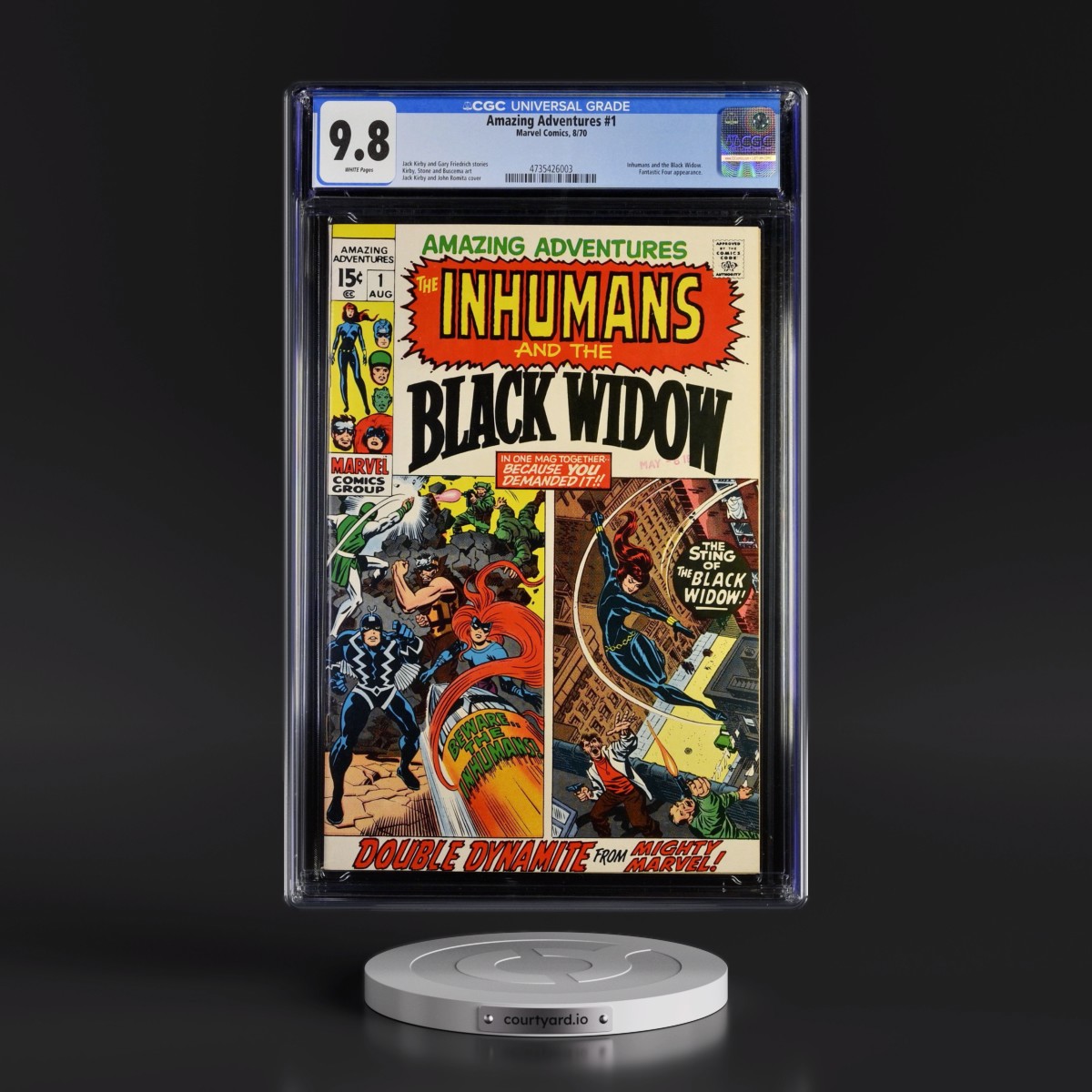 Amazing Adventures #1 CGC 9.8 White Pages (Marvel Comics, 8/70) - Universal
