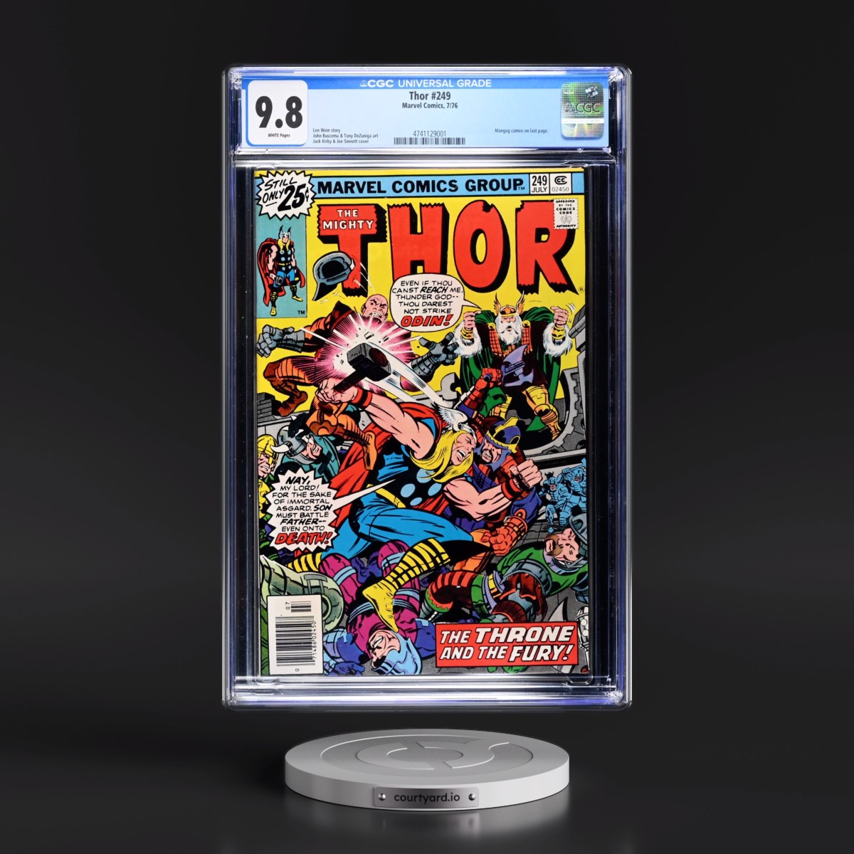 Thor #249 CGC 9.8 White Pages (Marvel Comics, 7/76) - Universal