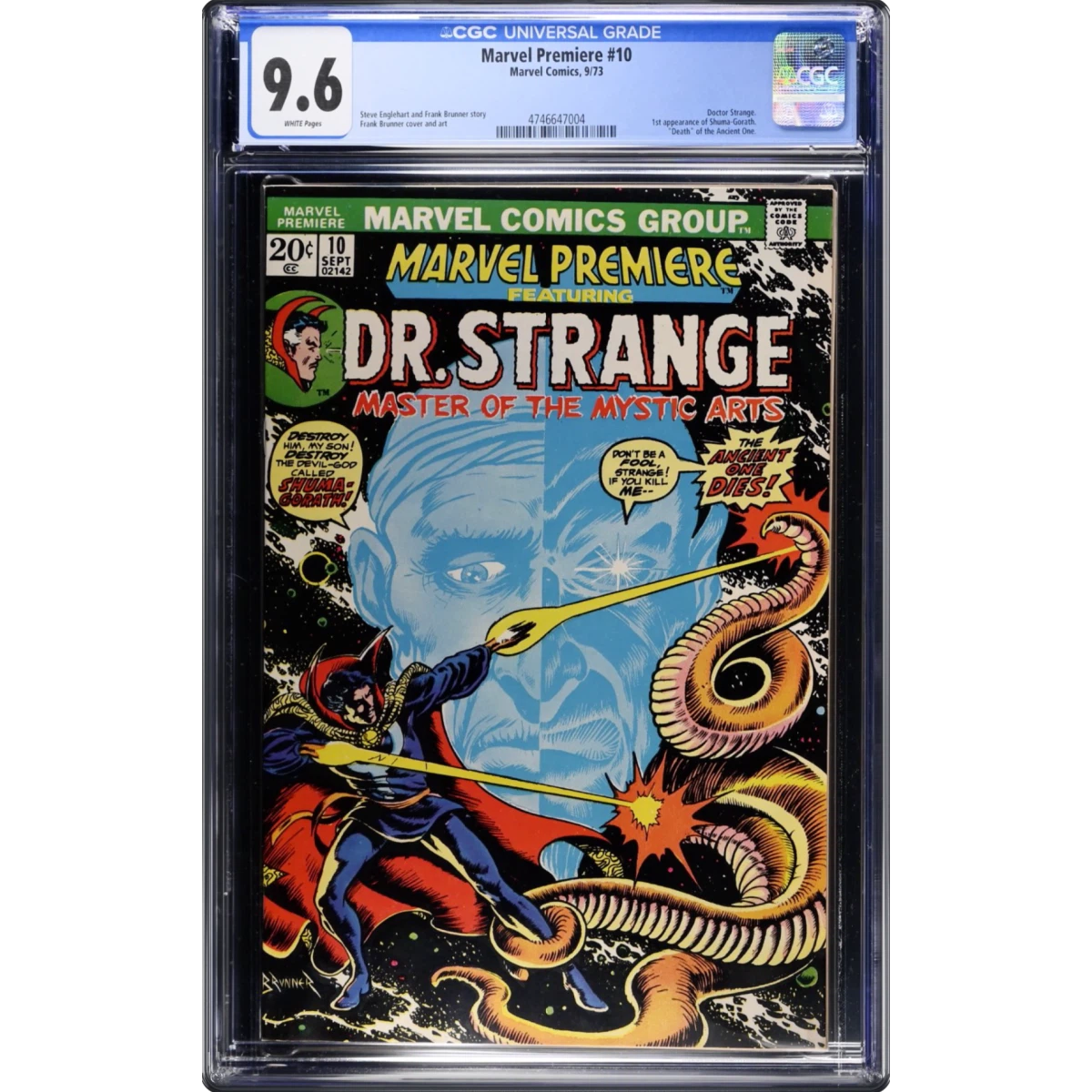 Marvel Premiere #10 CGC 9.6 White Pages (Marvel Comics, 9/73) - Universal