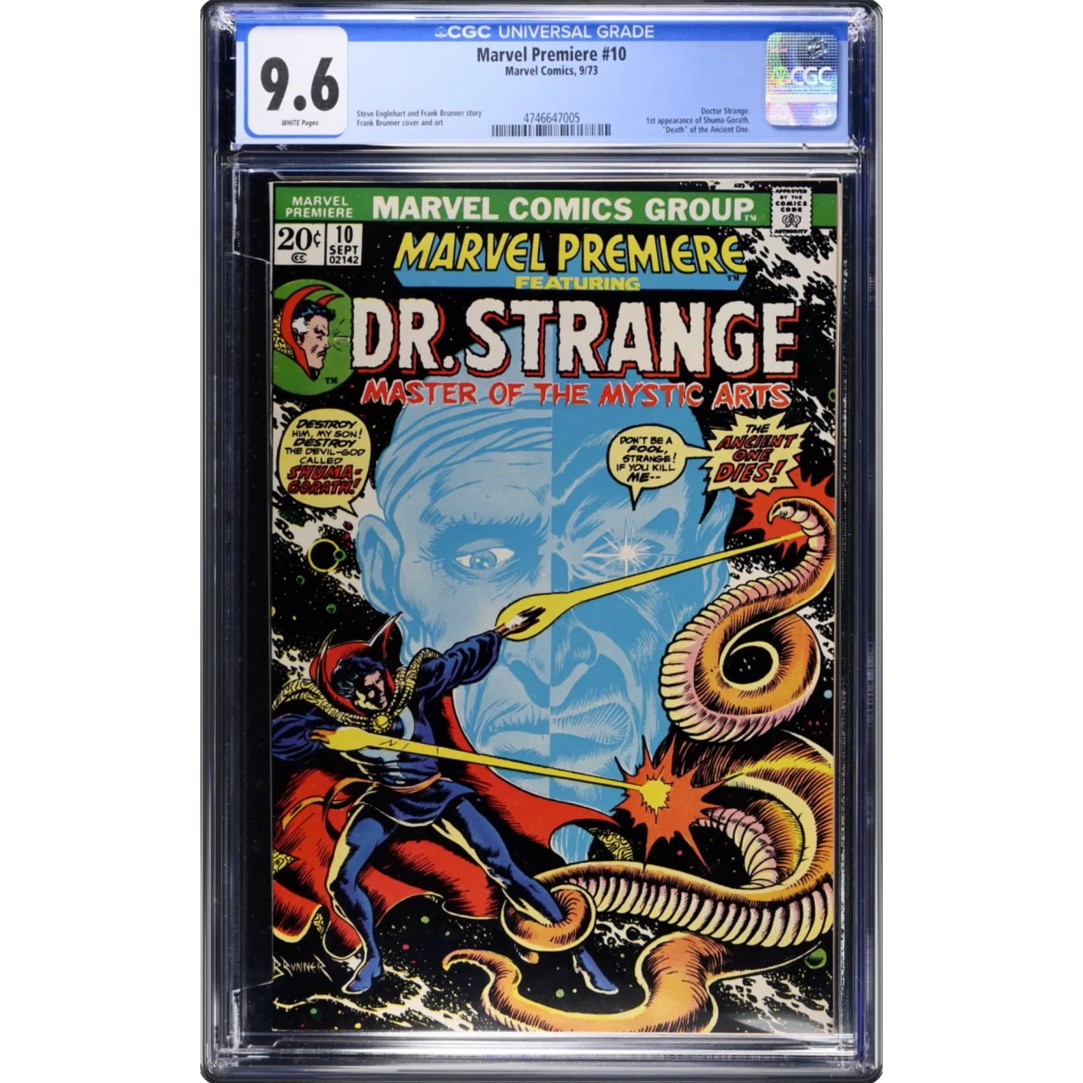Marvel Premiere #10 CGC 9.6 White Pages (Marvel Comics, 9/73) - Universal