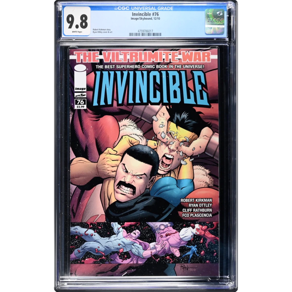 Invincible #76 CGC 9.8 White Pages (Image/Skybound, 12/10) - Universal