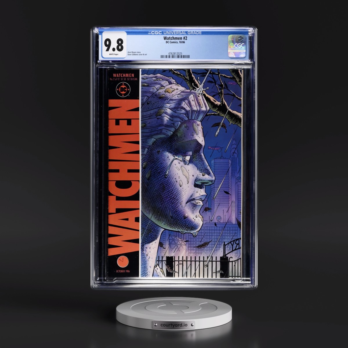 Watchmen #2 CGC 9.8 White Pages (DC Comics, 10/86) - Universal