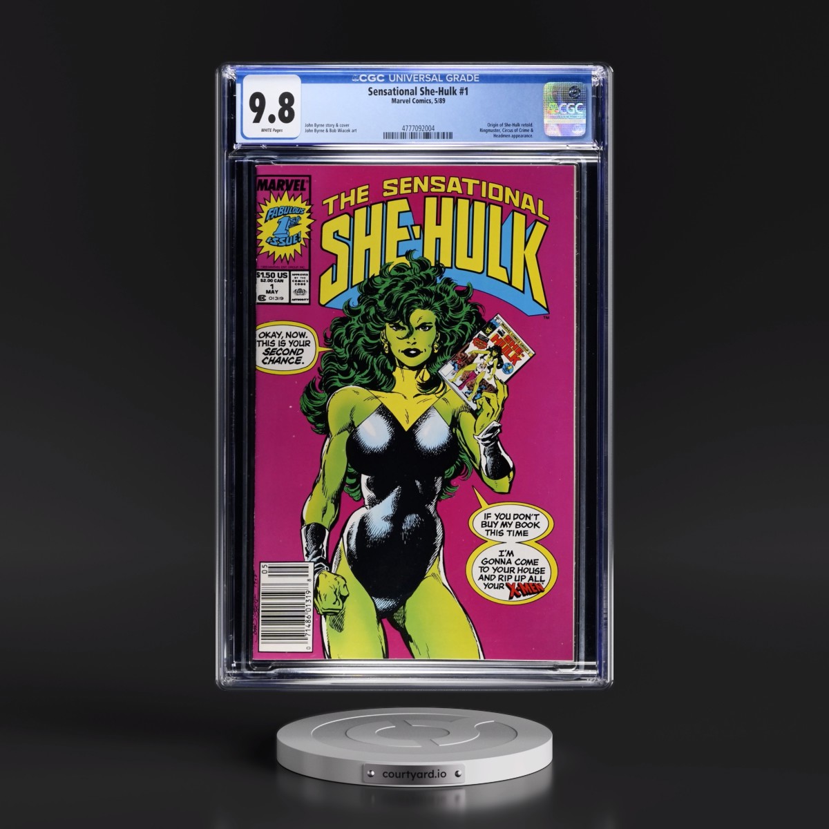 Sensational She-Hulk #1 CGC 9.8 White Pages (Marvel Comics, 5/89) - Universal