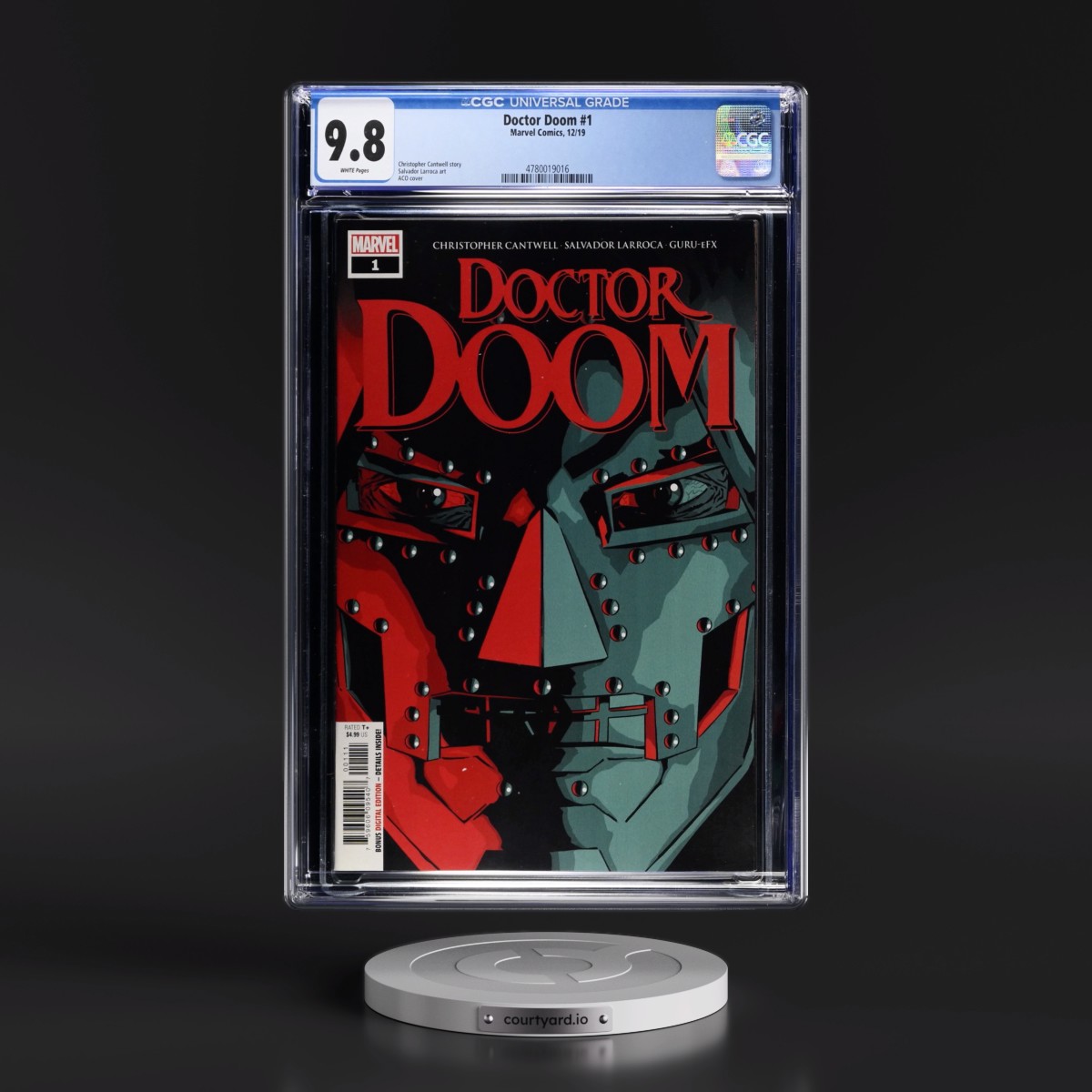 Doctor Doom #1 CGC 9.8 White Pages (Marvel Comics, 12/19) - Universal
