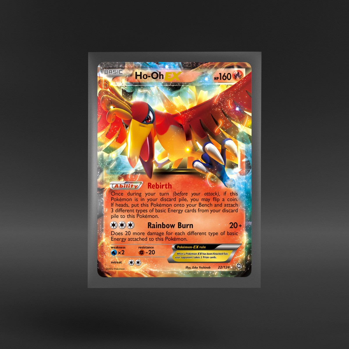 Dragons Exalted #22/124 Ho-Oh-EX