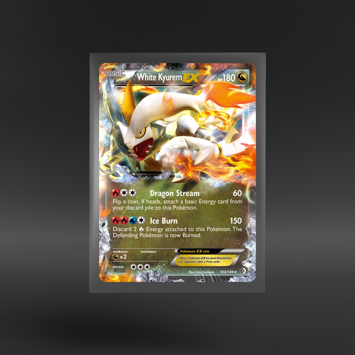 Boundaries Crossed #103/149 White Kyurem-EX