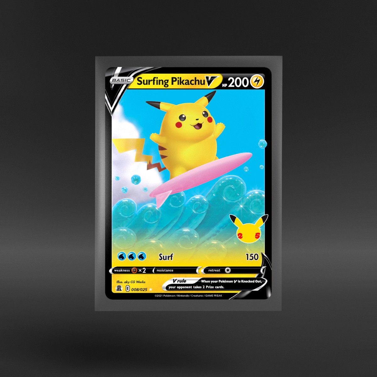 Celebrations Surfing Pikachu V