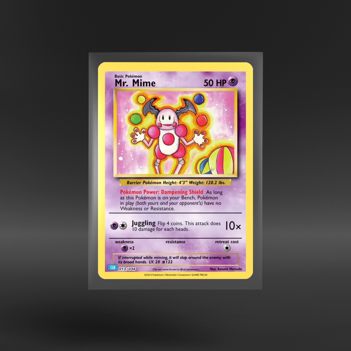 Pokémon TCG Classic - Blastoise #013/034 Mr. Mime