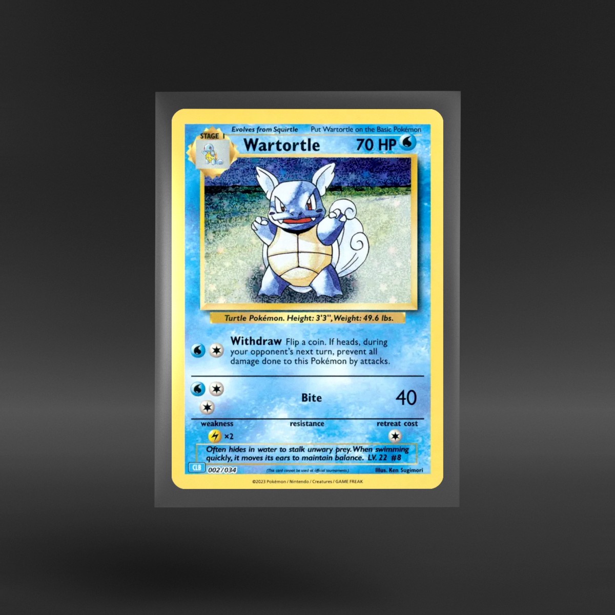 Pokémon TCG Classic - Blastoise #002/034 Wartortle