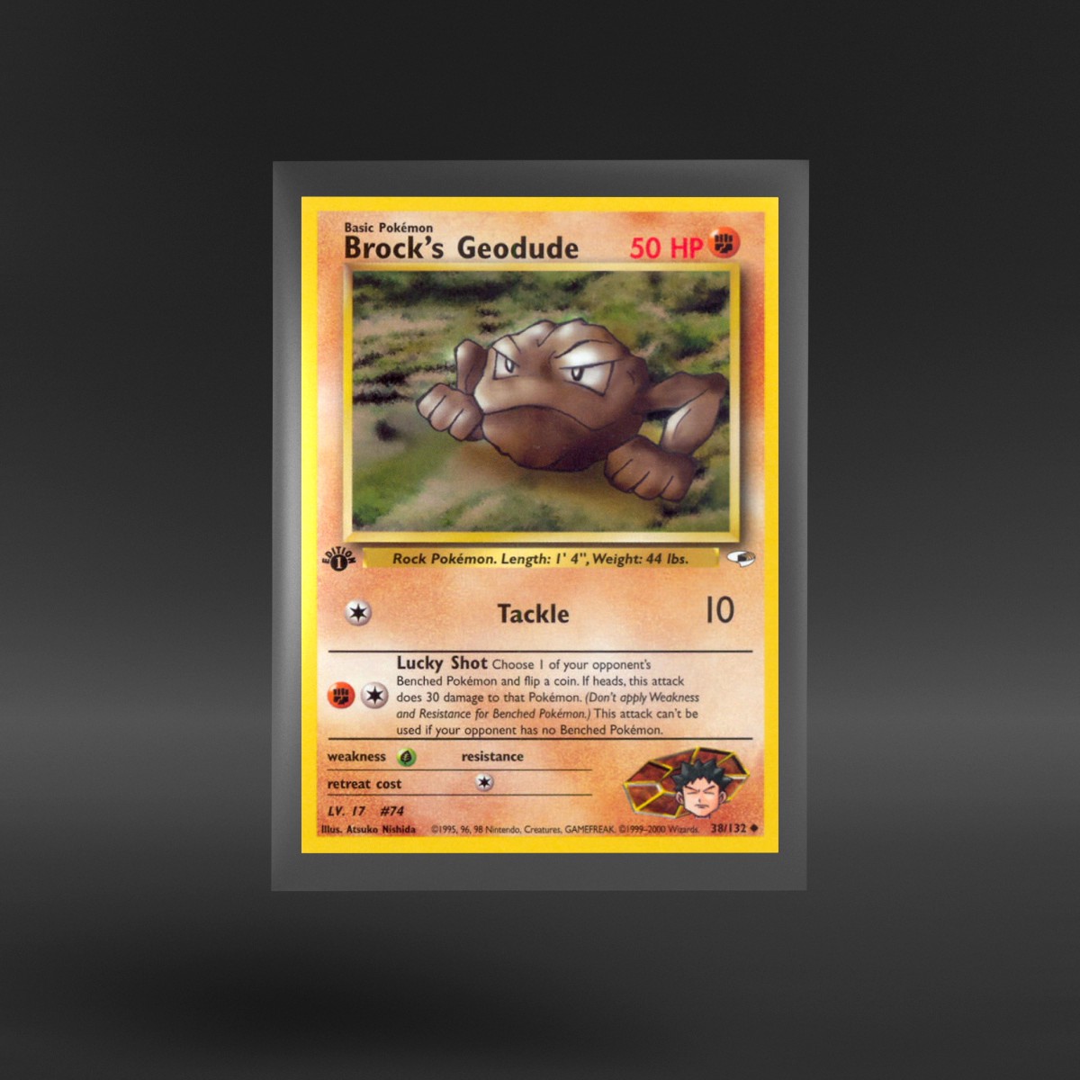 Gym Heroes #38/132 Brock's Geodude