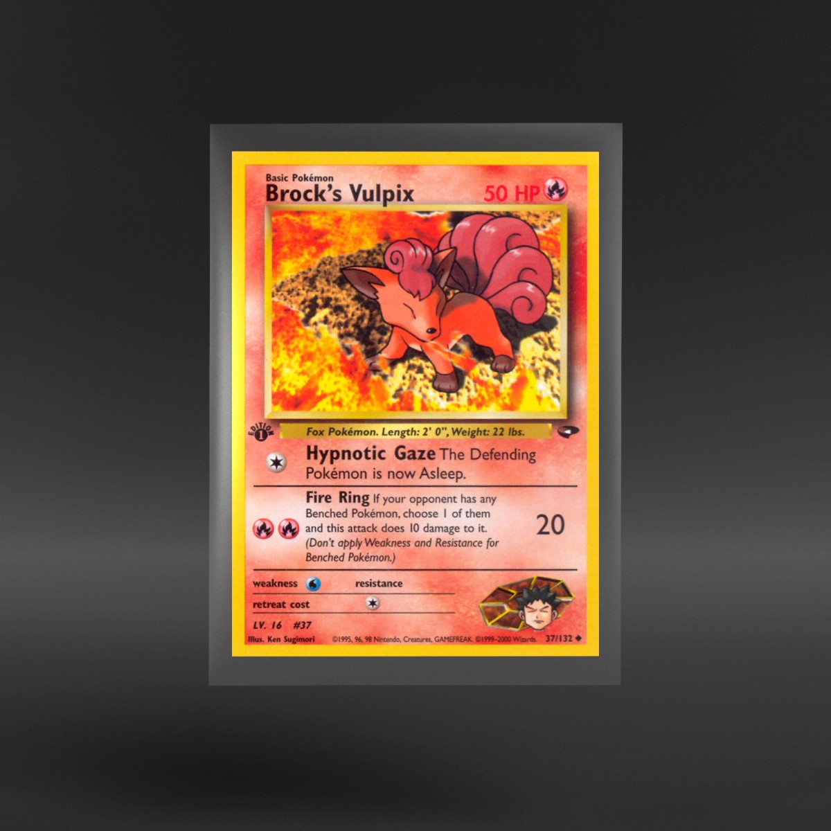 Gym Challenge #37/132 Brock's Vulpix