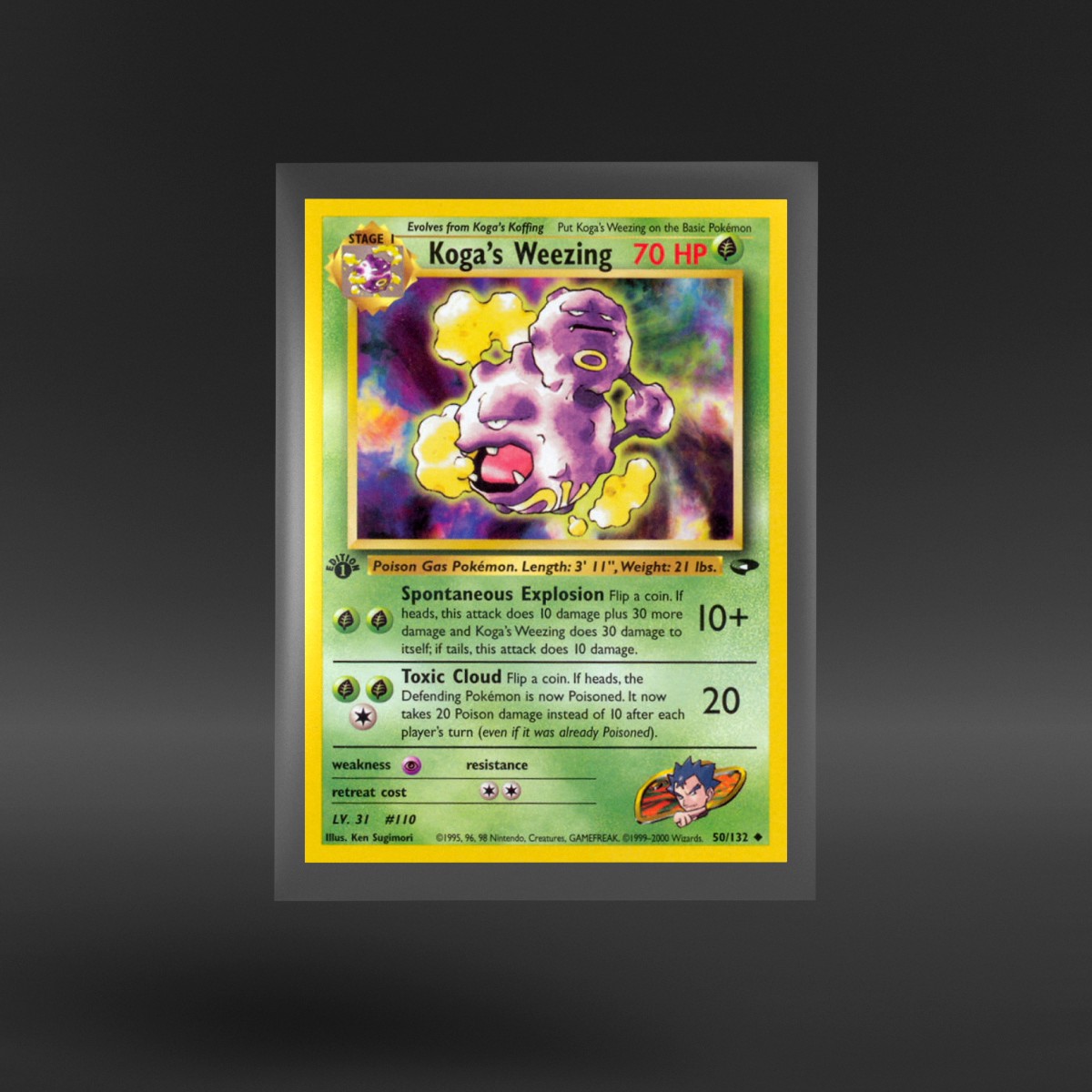 Gym Challenge #50/132 Koga's Weezing