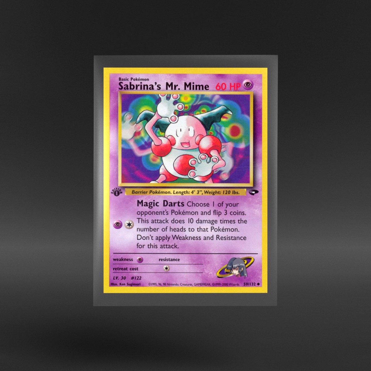 Gym Challenge #59/132 Sabrina's Mr. Mime