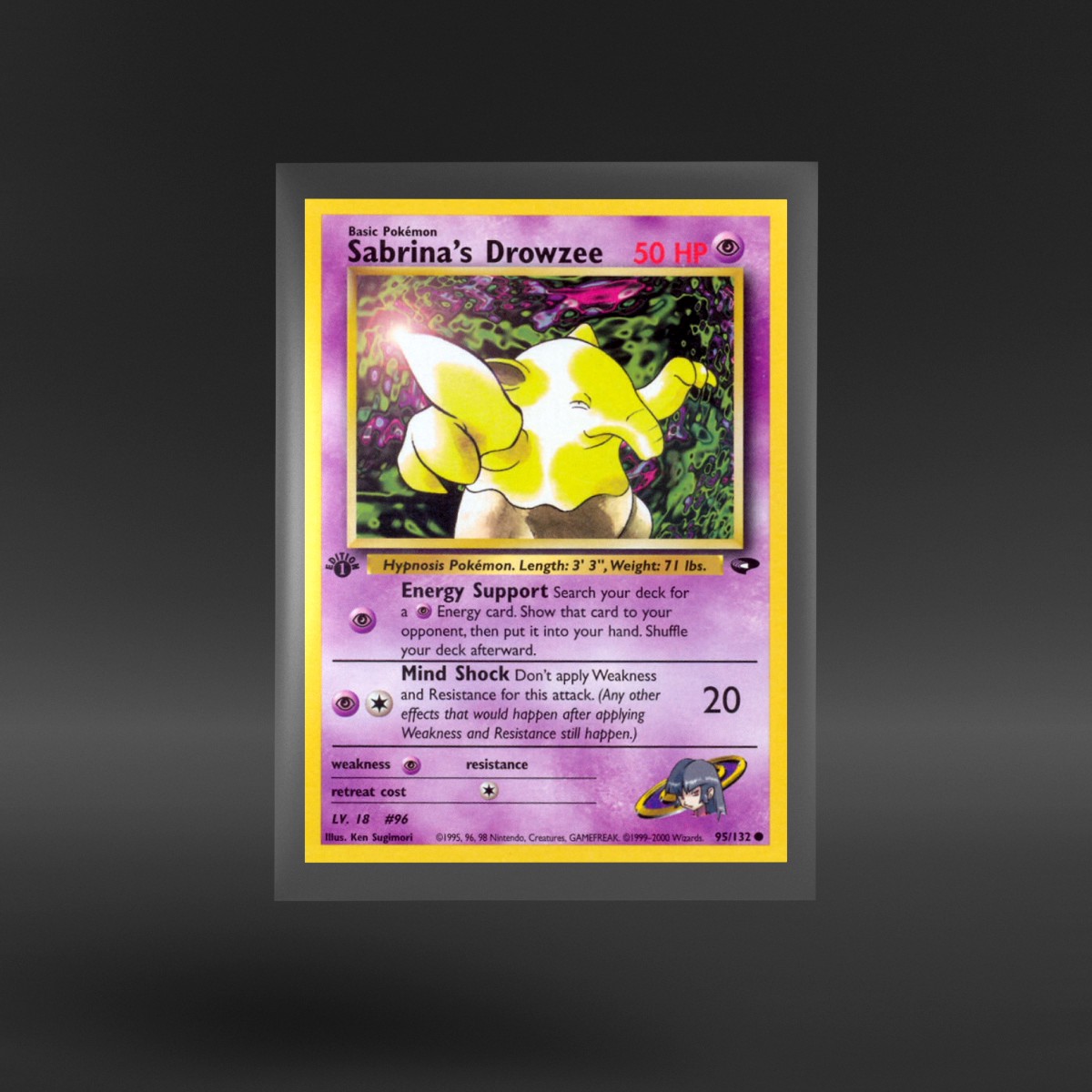 Gym Challenge #95/132 Sabrina's Drowzee