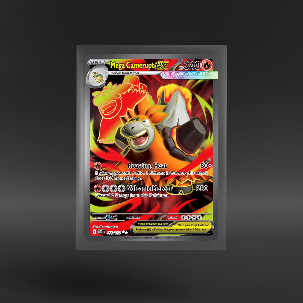 Mega Evolution #156/132 Mega Camerupt ex