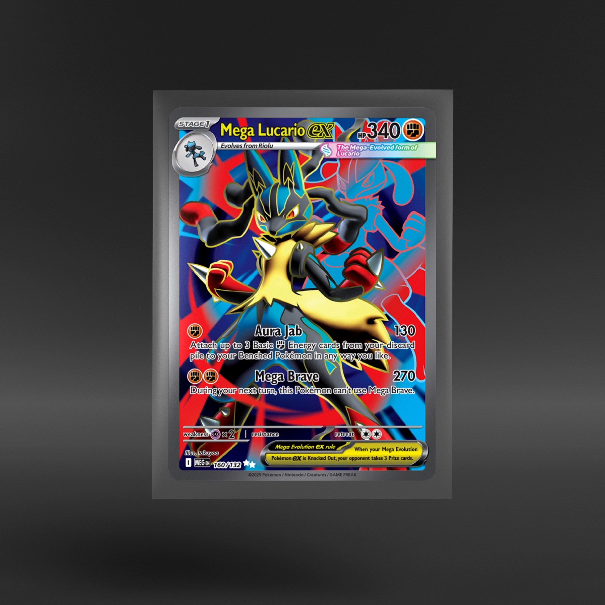 Mega Evolution #160/132 Mega Lucario ex