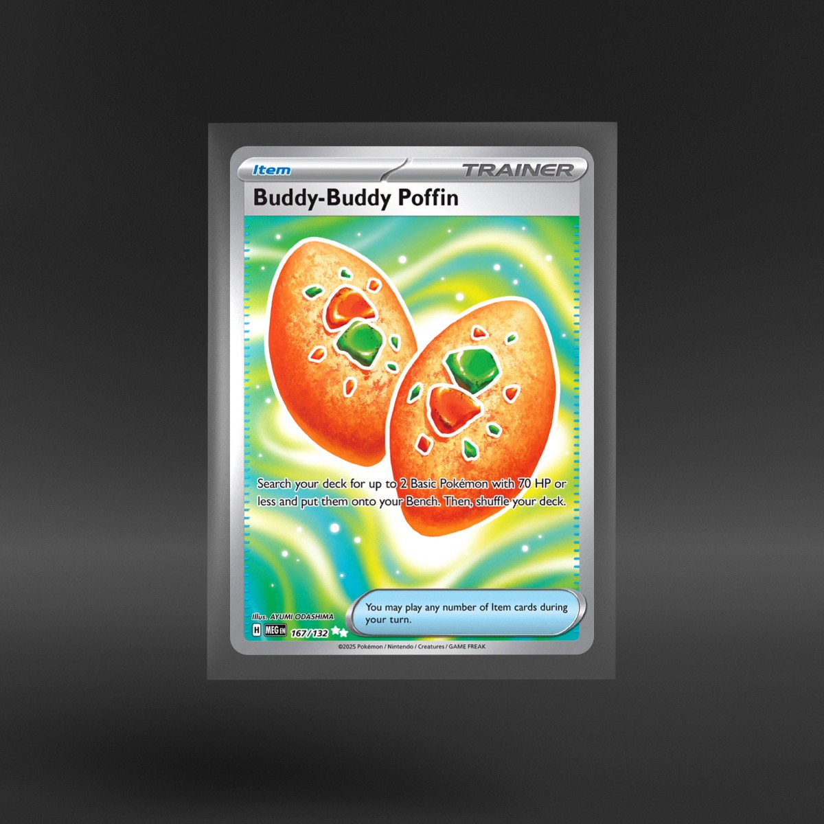 Mega Evolution #167/132 Buddy-Buddy Poffin