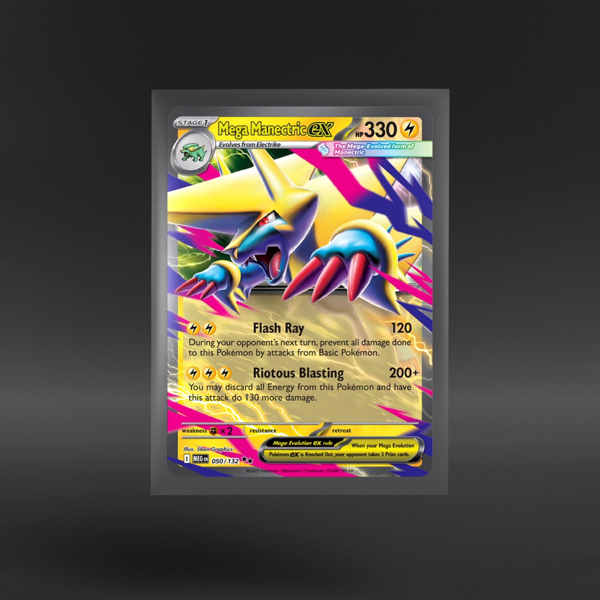 Mega Evolution #050/132 Mega Manectric ex