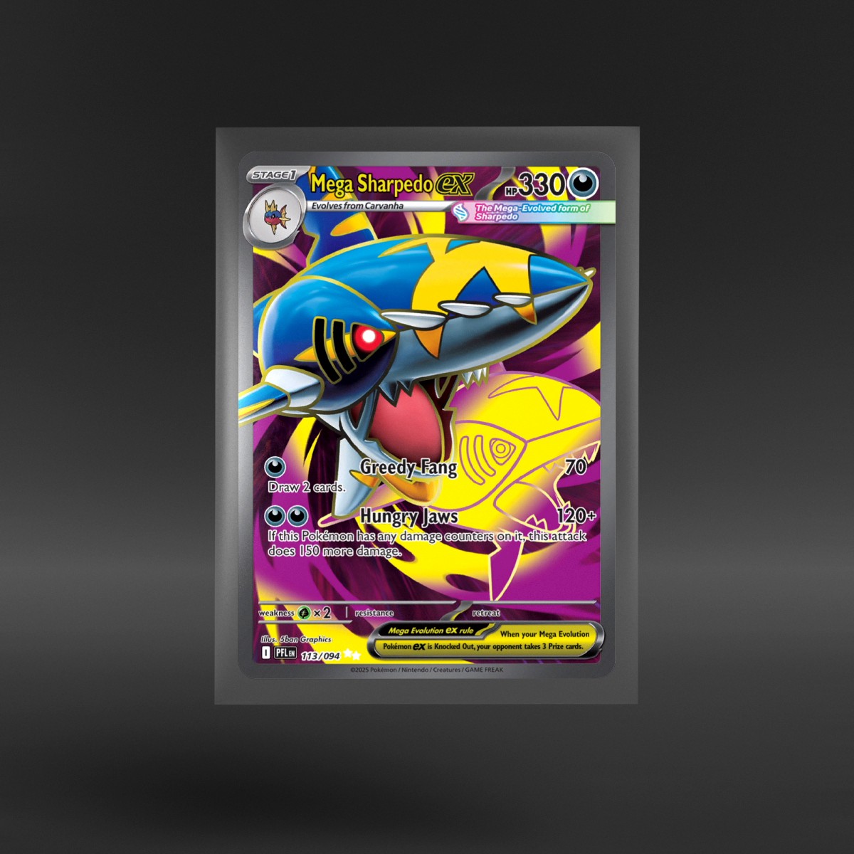 Phantasmal Flames #113/094 Mega Sharpedo ex