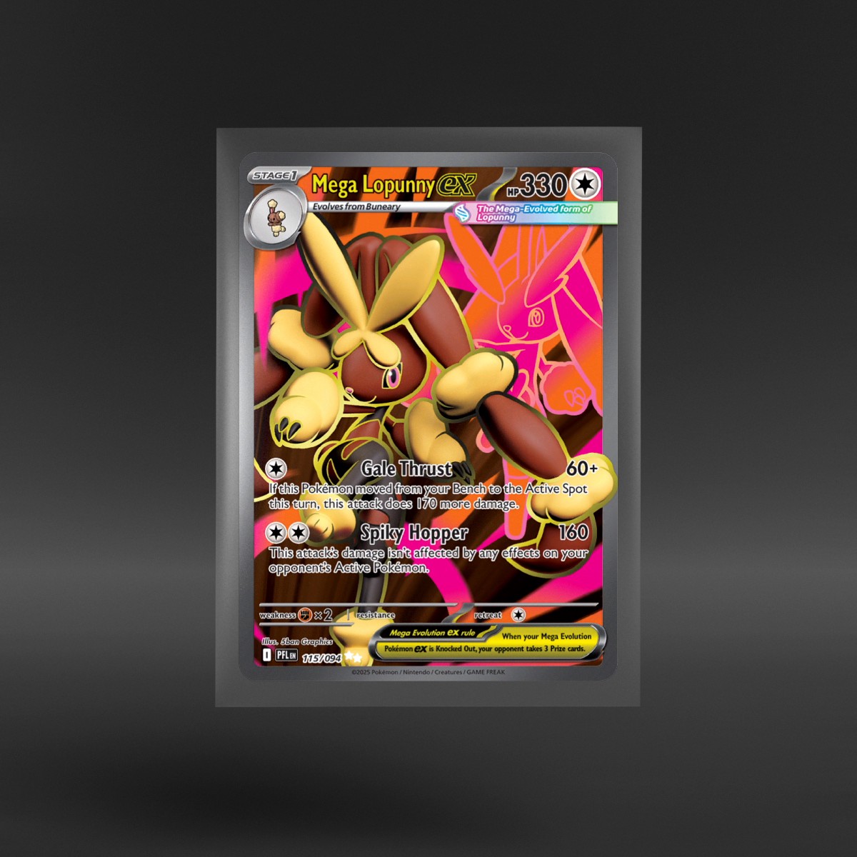 Phantasmal Flames #115/094 Mega Lopunny ex