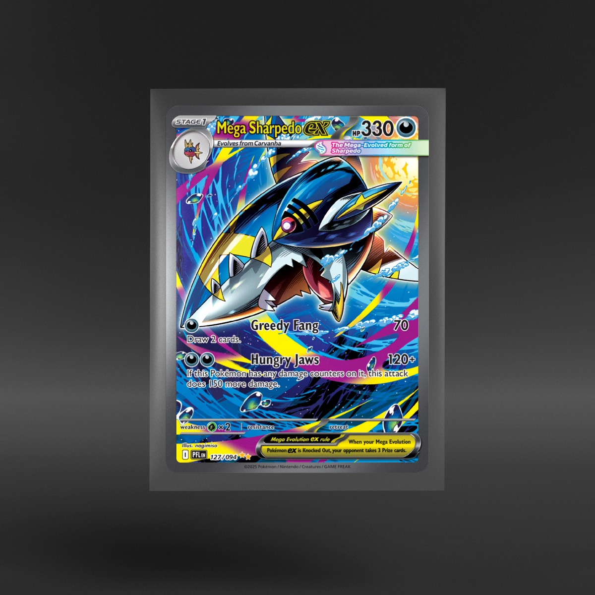 Phantasmal Flames #127/094 Mega Sharpedo ex