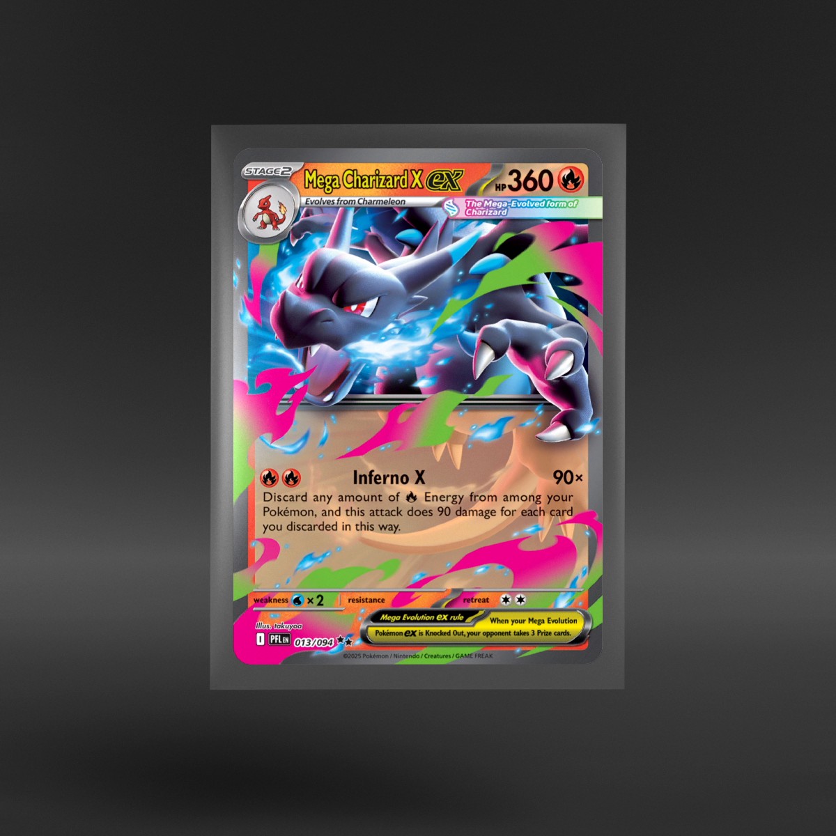 Phantasmal Flames #013/094 Mega Charizard X ex