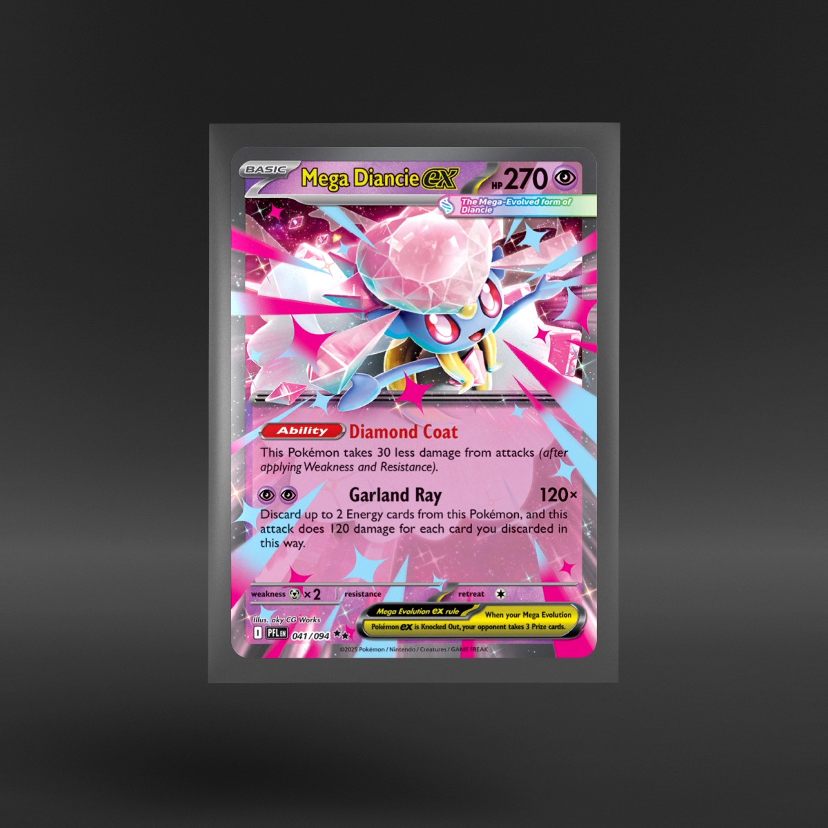 Phantasmal Flames #041/094 Mega Diancie ex