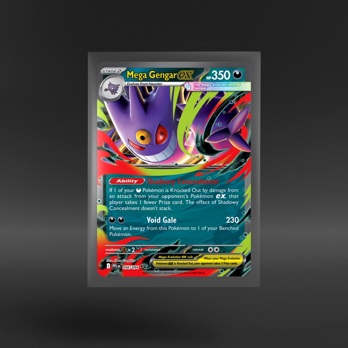 Phantasmal Flames #056/094 Mega Gengar ex