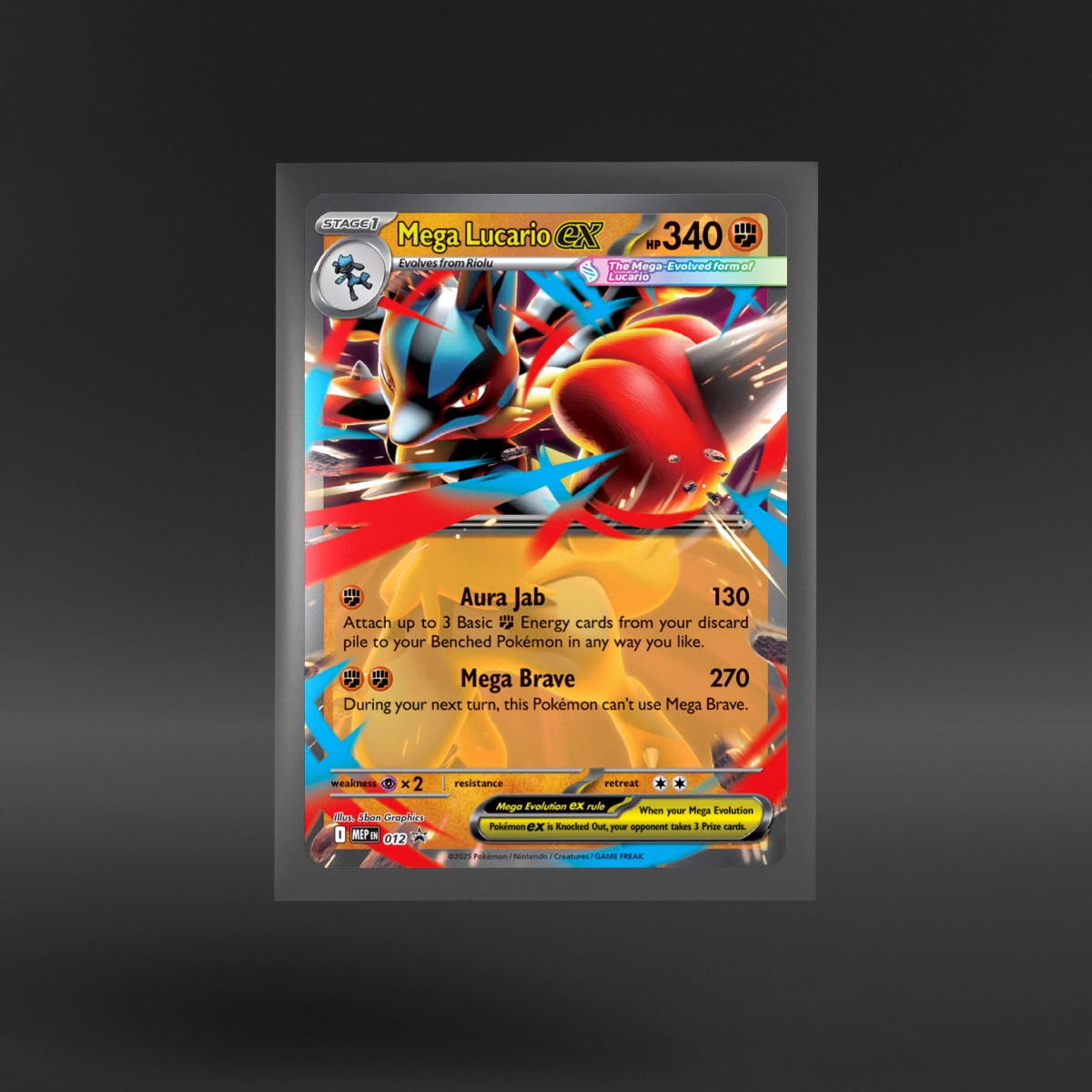 Mega Evolution Black Star Promos #012 Mega Lucario ex