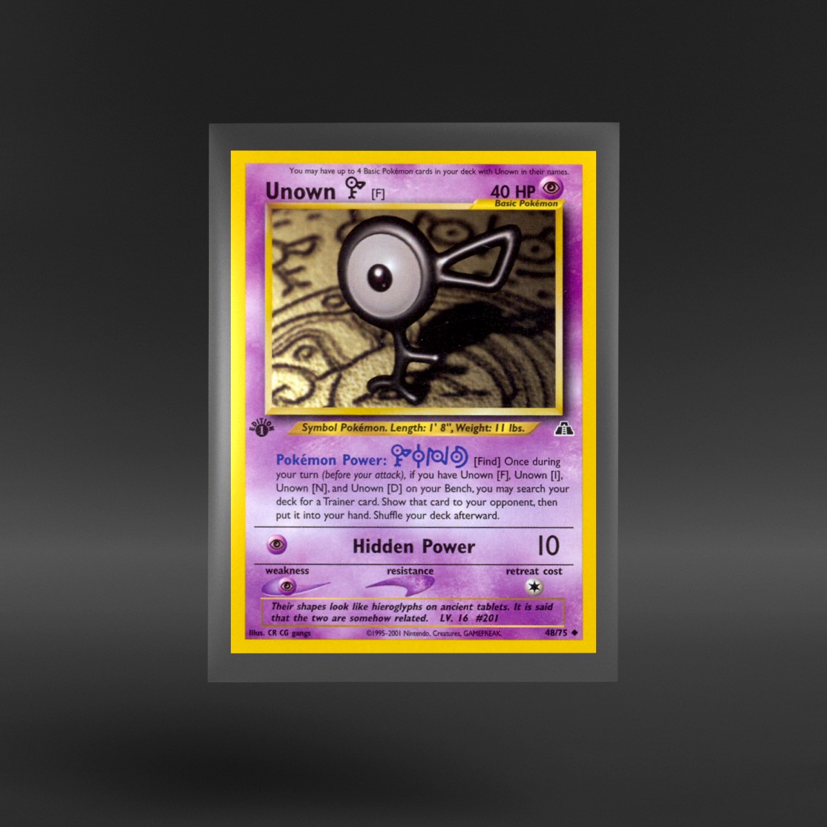 Neo Discovery #48/75 Unown [F]