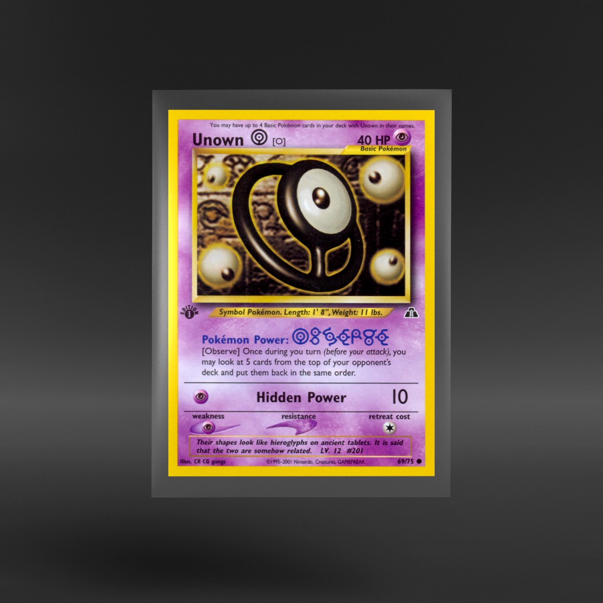 Neo Discovery #69/75 Unown [O]