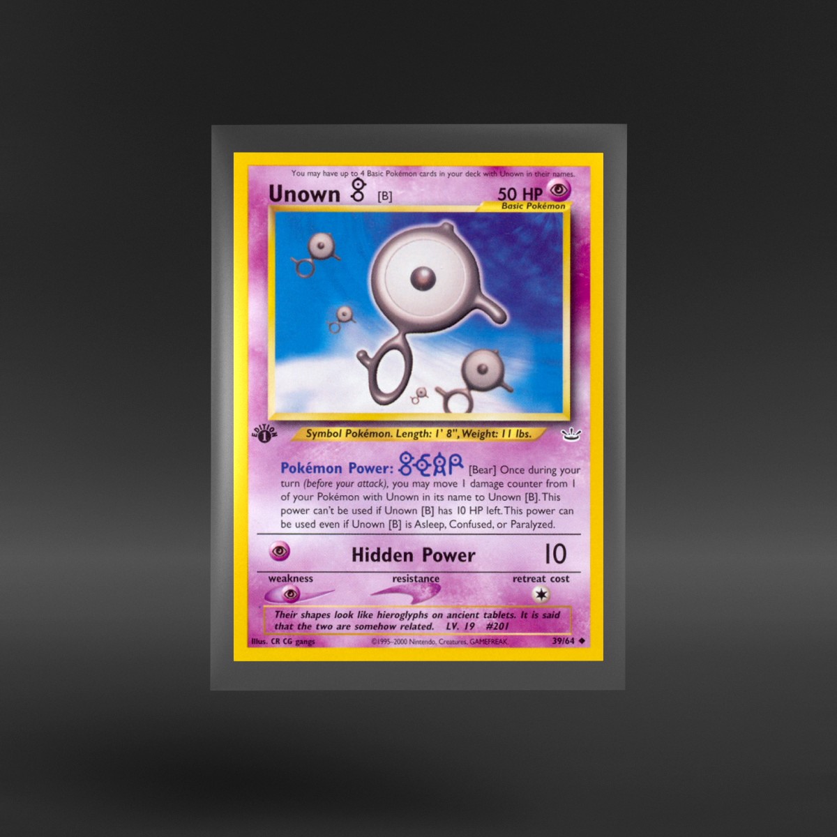 Neo Revelation #39/64 Unown [B]