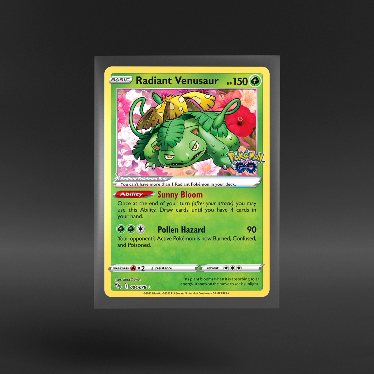 Pokémon GO #004/078 Radiant Venusaur