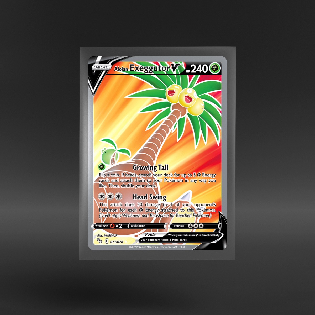 Pokémon GO #071/078 Alolan Exeggutor V