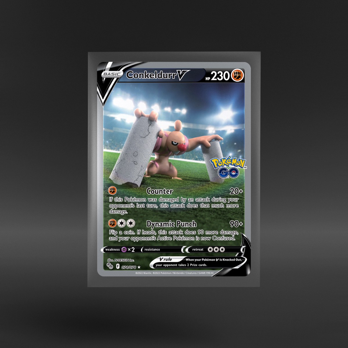 Pokémon GO #074/078 Conkeldurr V