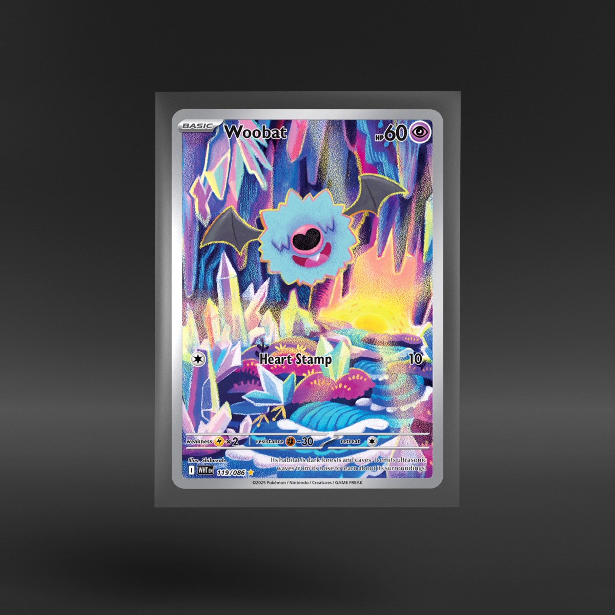 White Flare #119/086 Woobat