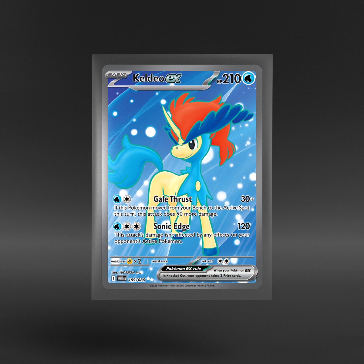 White Flare #159/086 Keldeo ex
