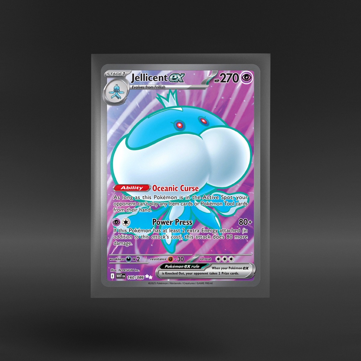 White Flare #160/086 Jellicent ex