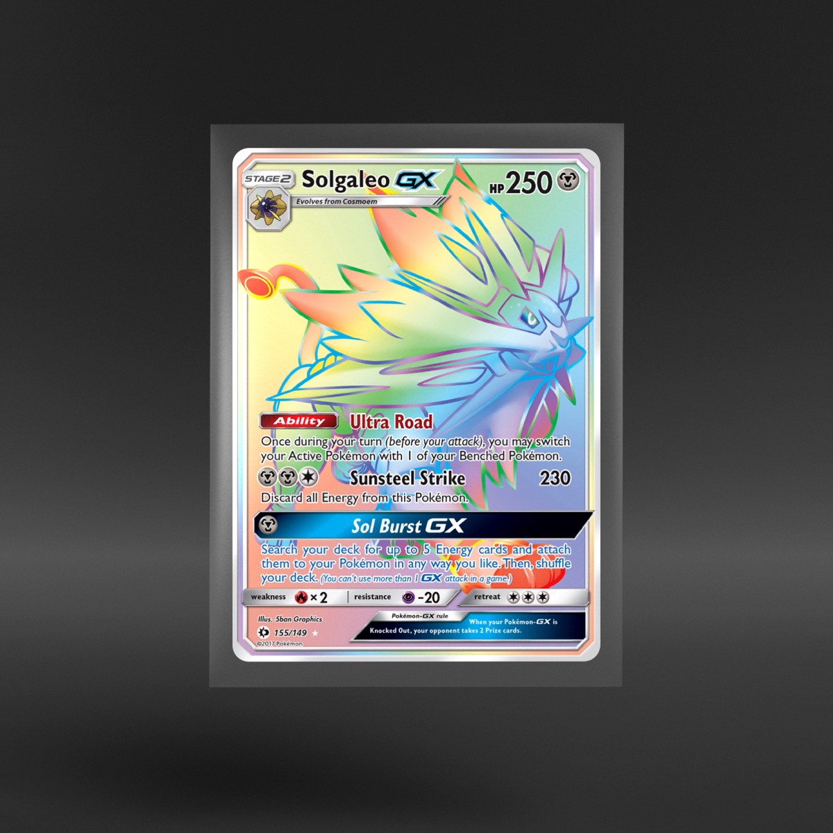 Sun & Moon #155/149 Solgaleo-GX