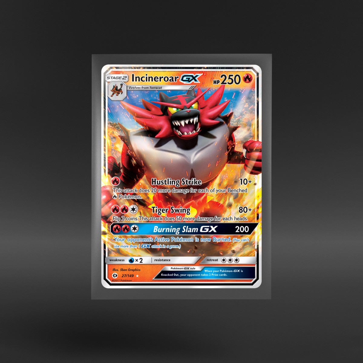 Sun & Moon #27/149 Incineroar-GX