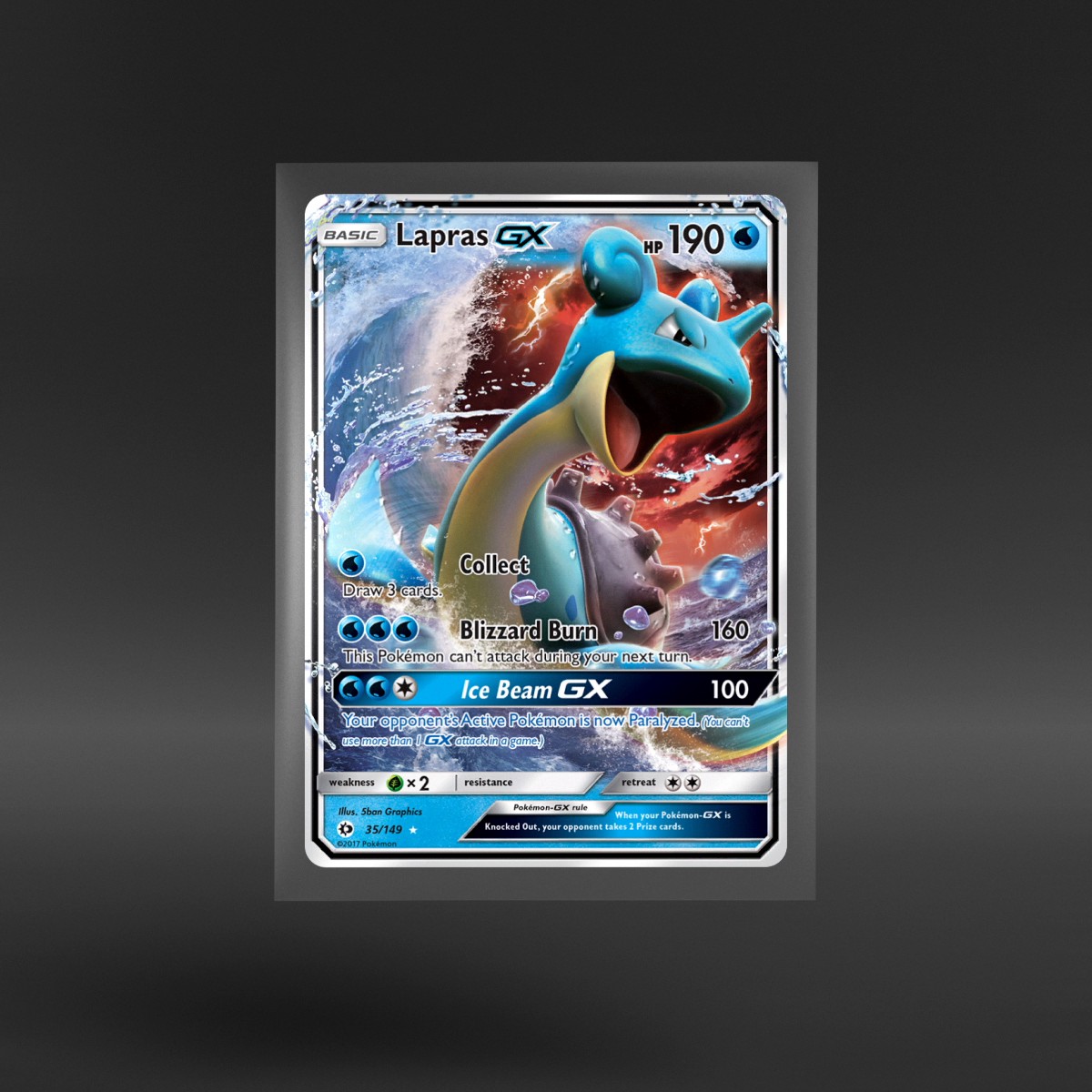 Sun & Moon #35/149 Lapras-GX